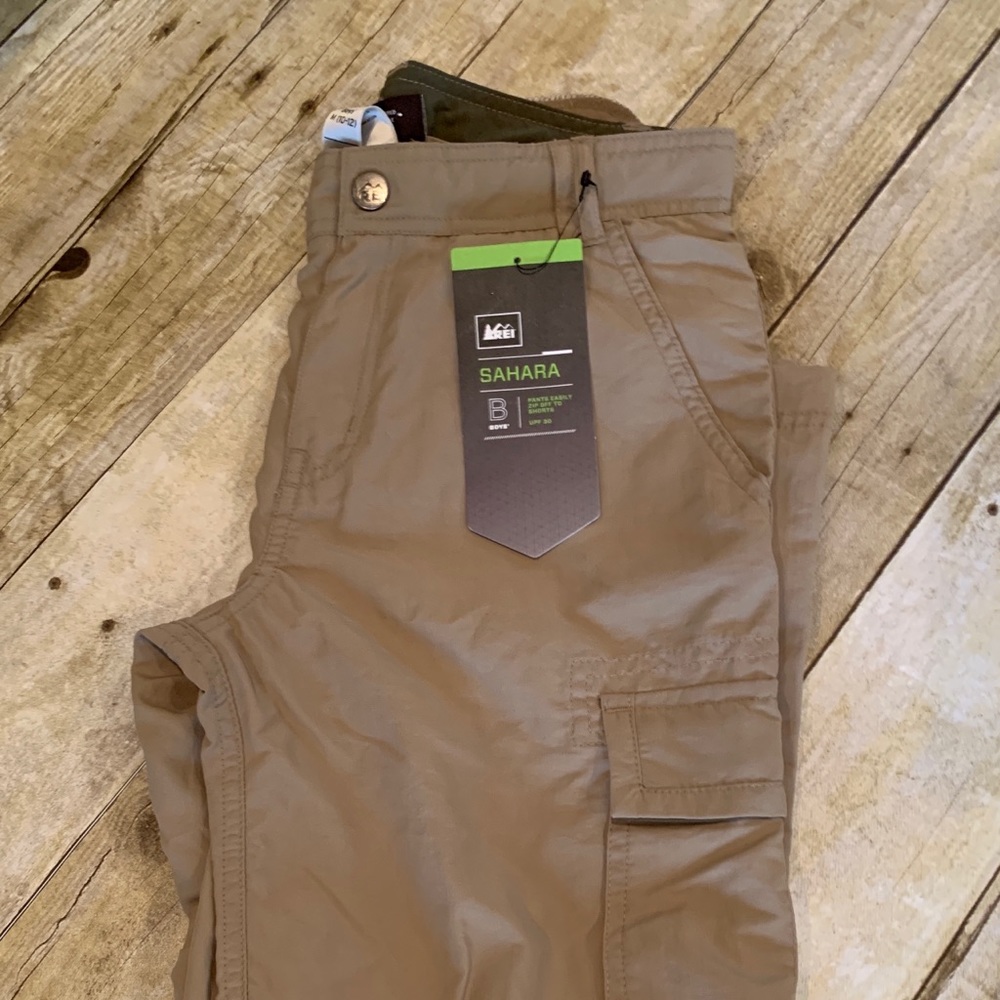 REI Sahara Convertible Pants Boys 10-12